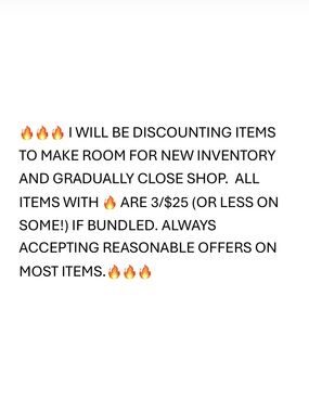 🔥🔥 ALL ITEMS WITH 🔥 3/$25